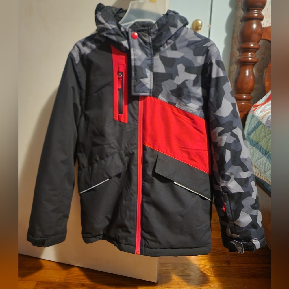 Swiss Tech Boys 10/12 Waterproof Ski Jacket with Hood